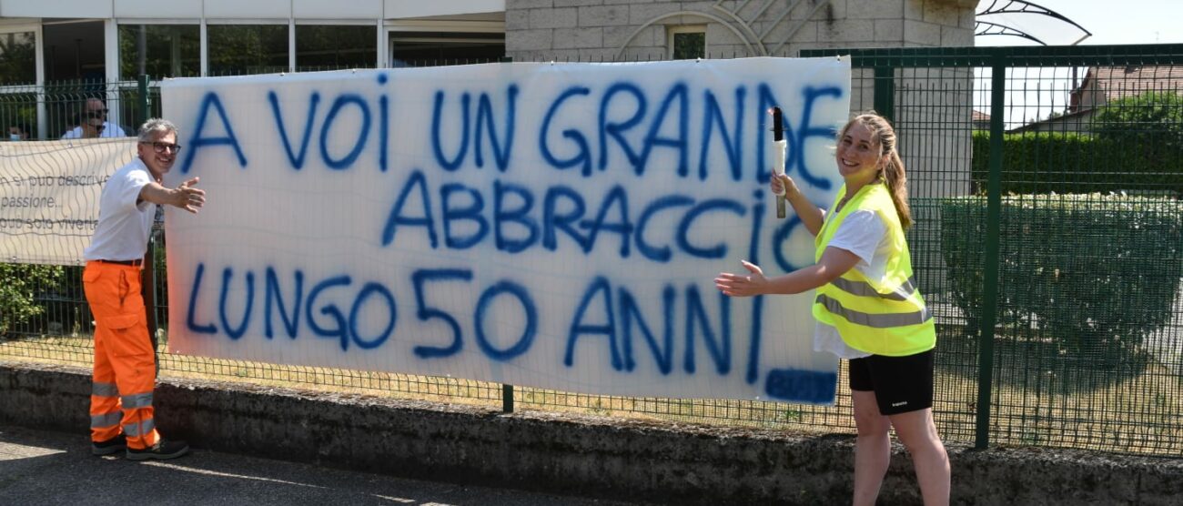 Fiaccolata 50 anni Croce Bianca di Giussano