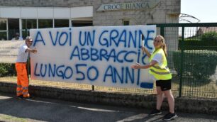 Fiaccolata 50 anni Croce Bianca di Giussano