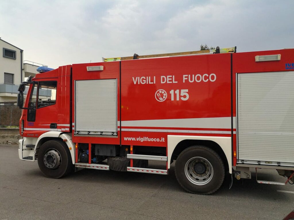 Incendio Paina di Giussano