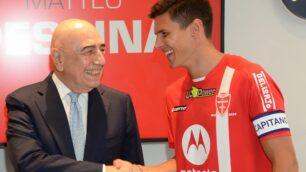 Calcio Monza Matteo Pessina e Adriano Galliani