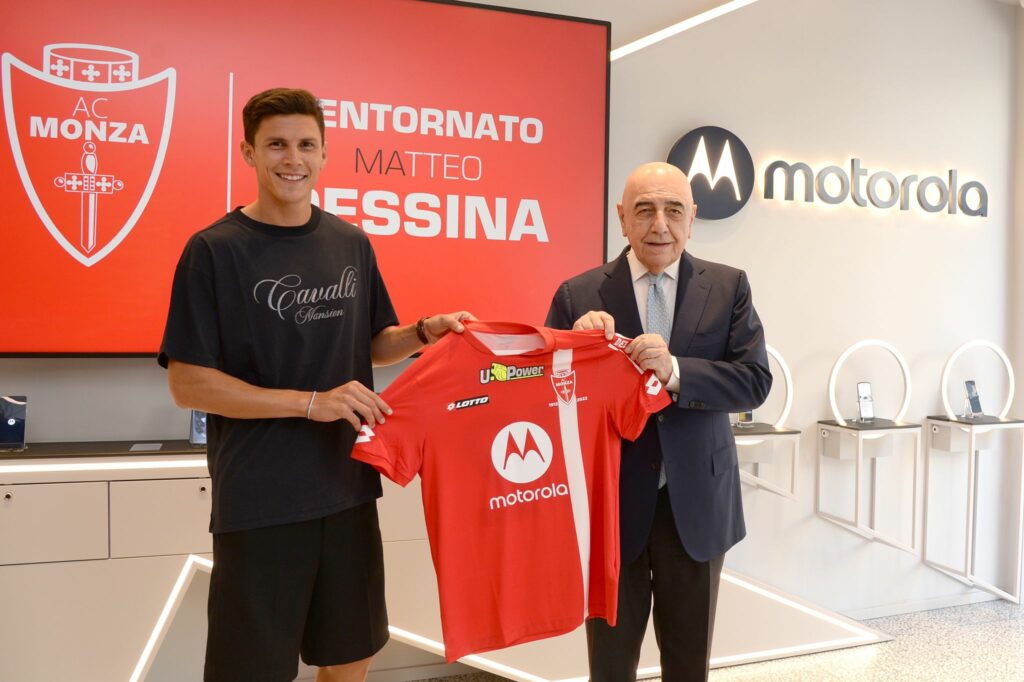 Calcio Monza Matteo Pessina e Adriano Galliani