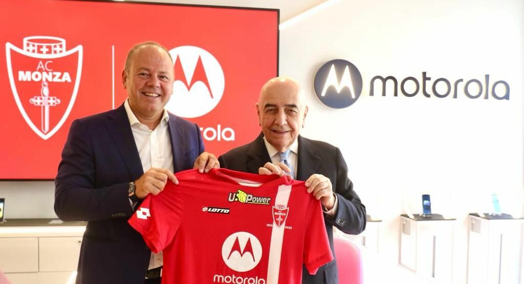 Serie A maglia Ac Monza con official sponsor Motorola