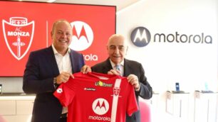 Serie A maglia Ac Monza con official sponsor Motorola
