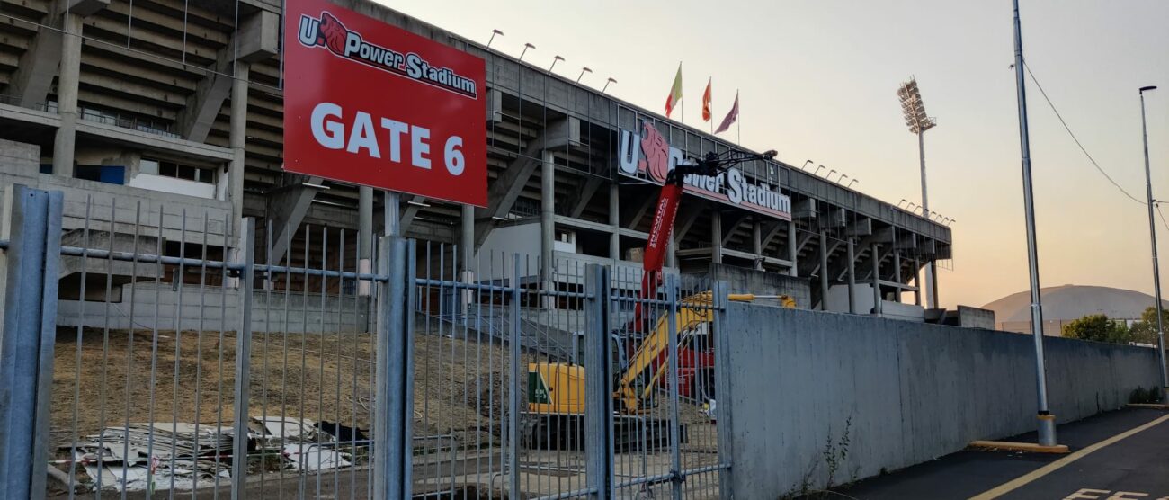 Stadio Monza lavori in corso