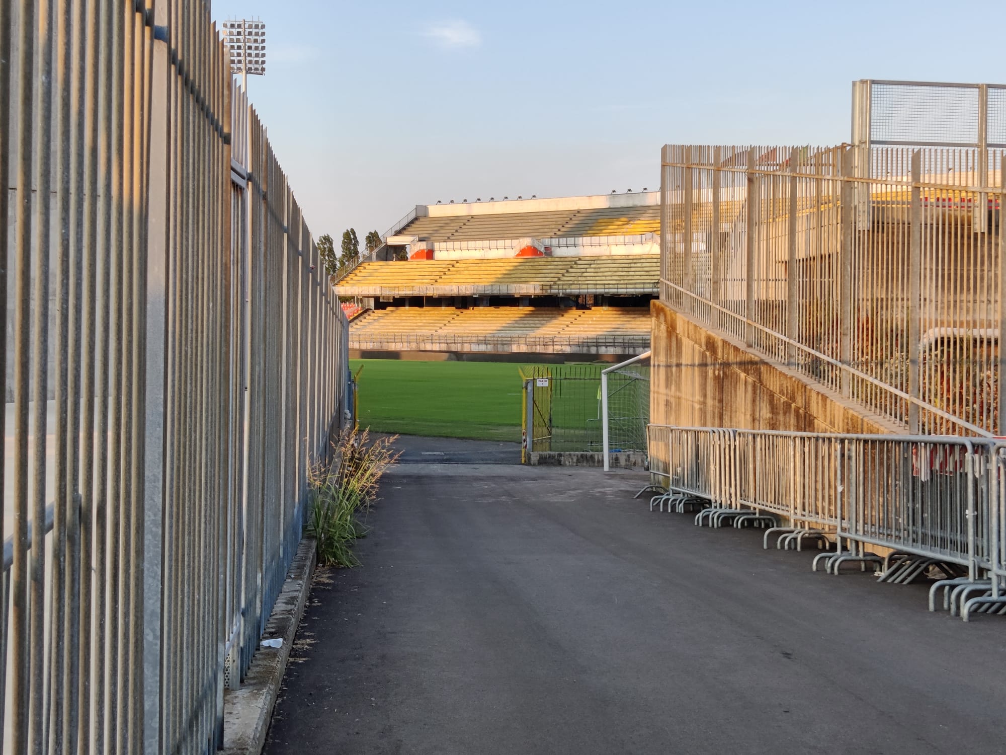 Stadio Monza lavori in corso