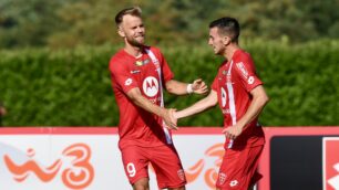 Calcio Serie A Monza amichevole Lugano II