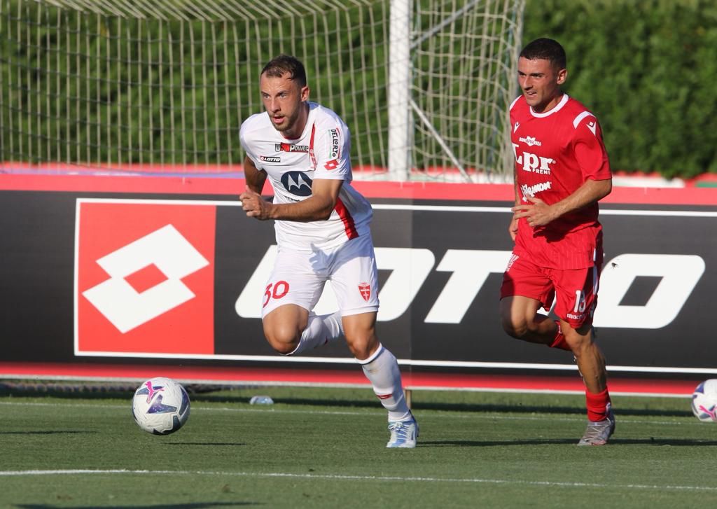 Calcio Serie A amichevole Monza Piacenza