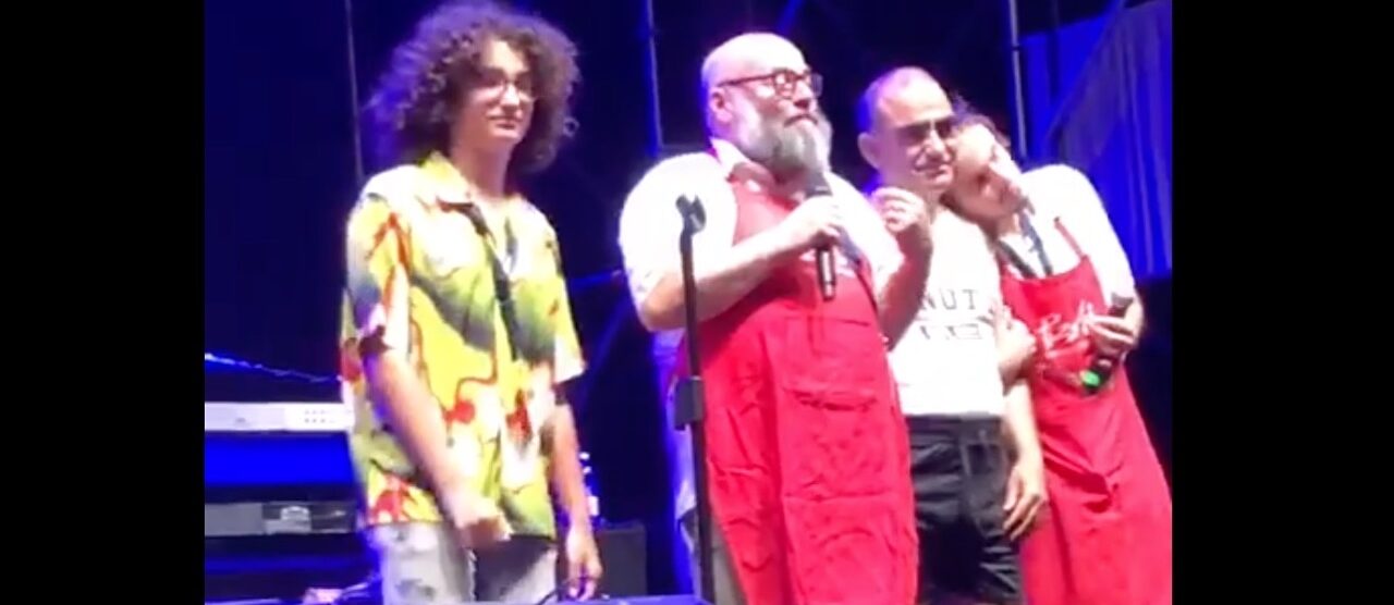 Pizzaut Acampora al Concertozzo di Elio e le Storie Tese