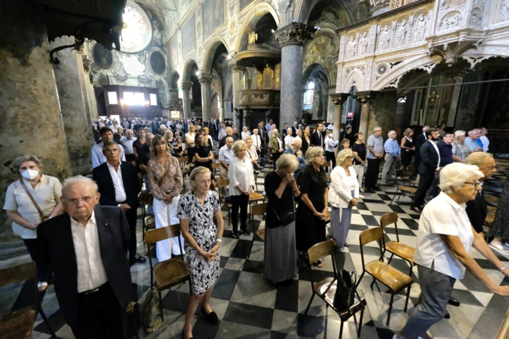 Il funerale in Duomo a Monza di Giuseppe Locati