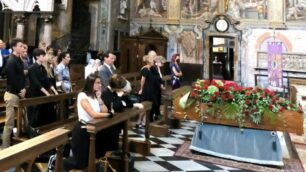 Il funerale in Duomo a Monza di Giuseppe Locati