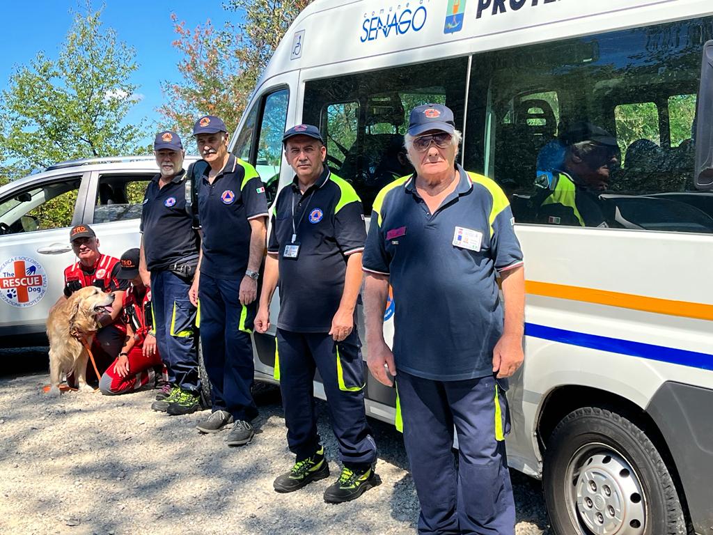 Ricerca donna a Senago: la Protezione civile