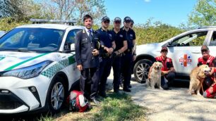 Ricerca donna a Senago: polizia locale e The Rescue Dog