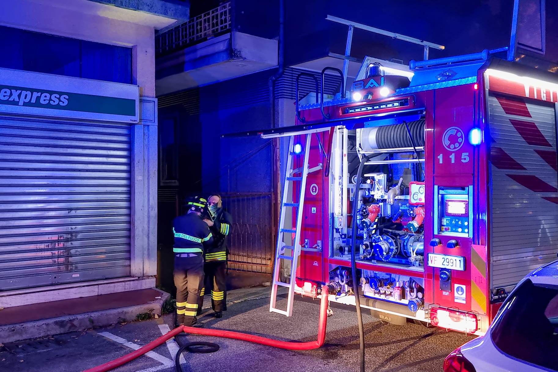 Incendio box Muggiò