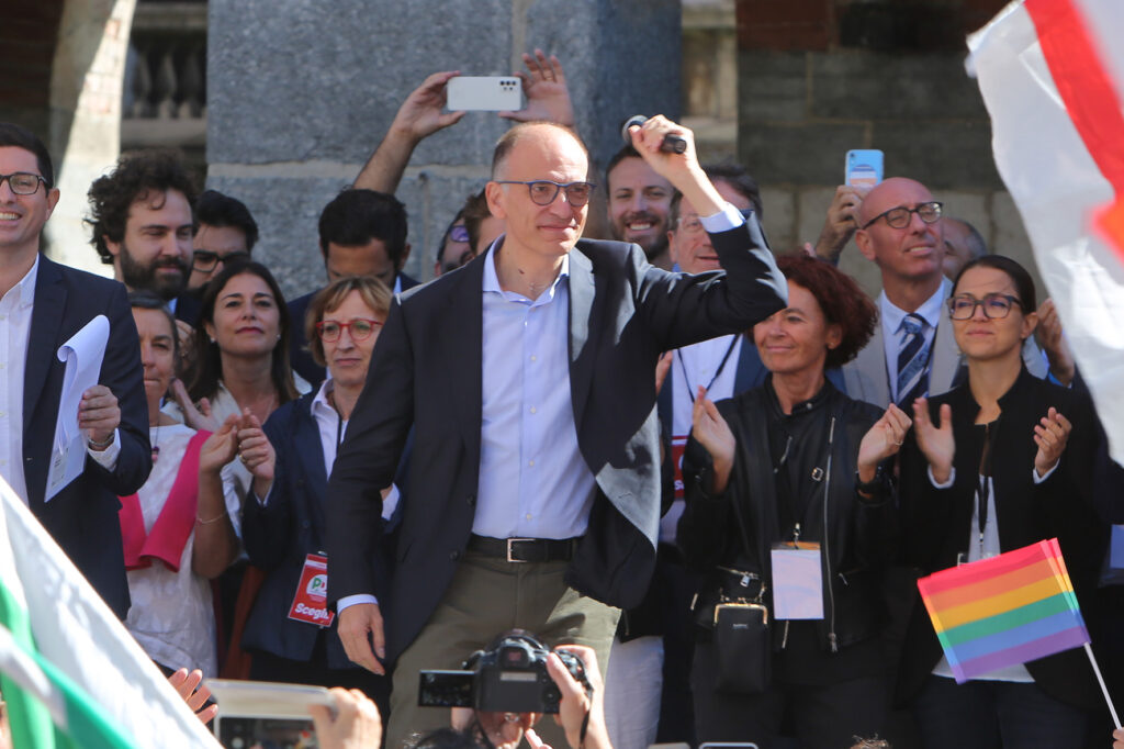 Enrico Letta a Monza il 18 settembre