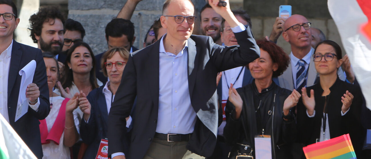 Enrico Letta a Monza il 18 settembre