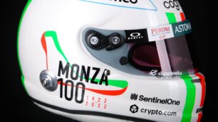 F1 Gp d'Italia 2022 Monza casco Vettel
