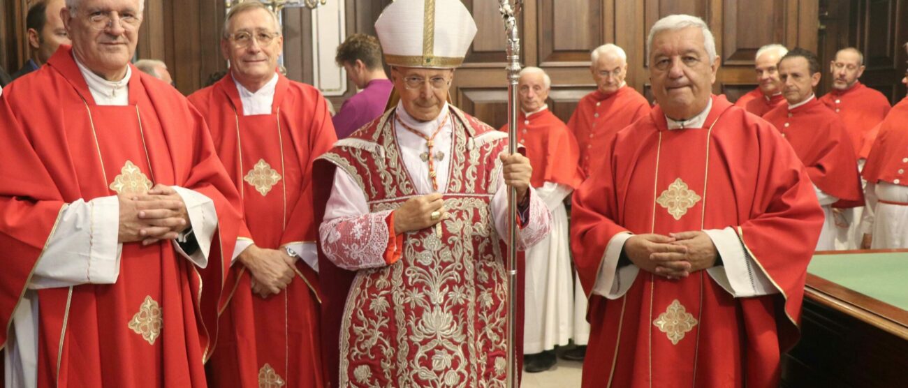 Seregno cardinal Bagnasco in basilica