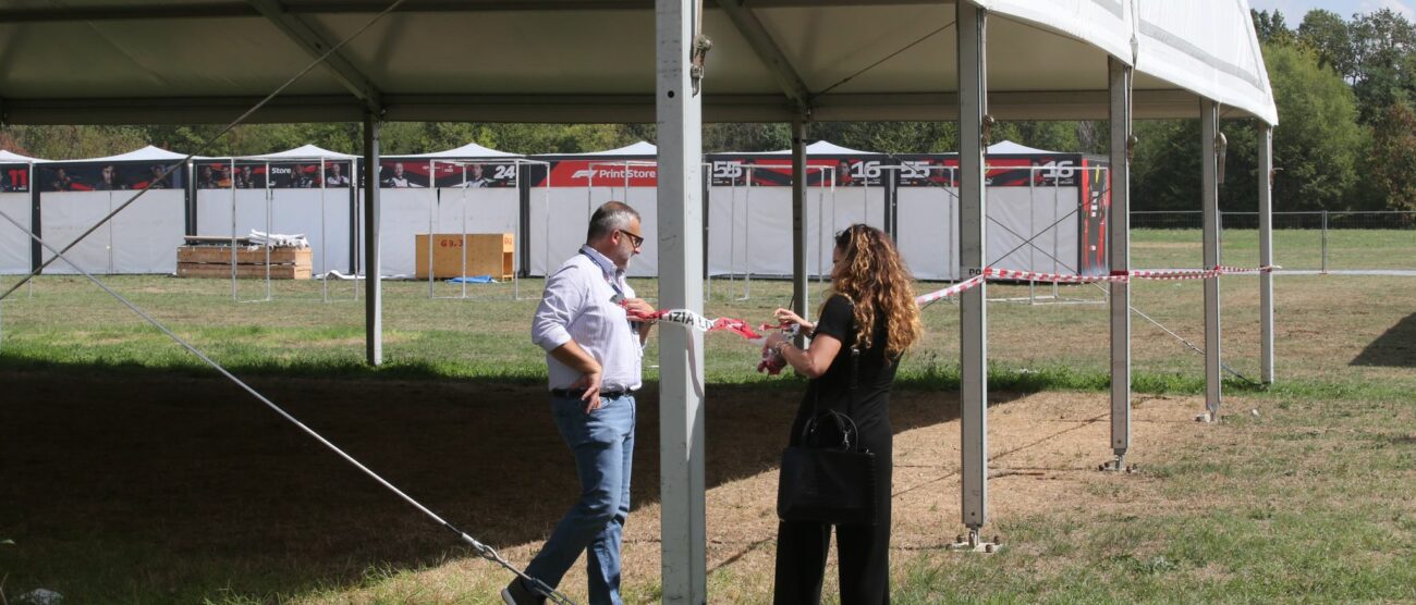 Gp d'Italia 2022 parco di Monza area Fan Zone Roccolo tolti i sigilli giovedì