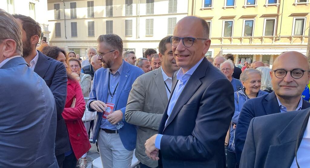 Enrico Letta a Monza il 18 settembre