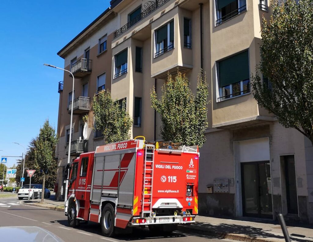 Incendio a Seregno domenica 18 settembre