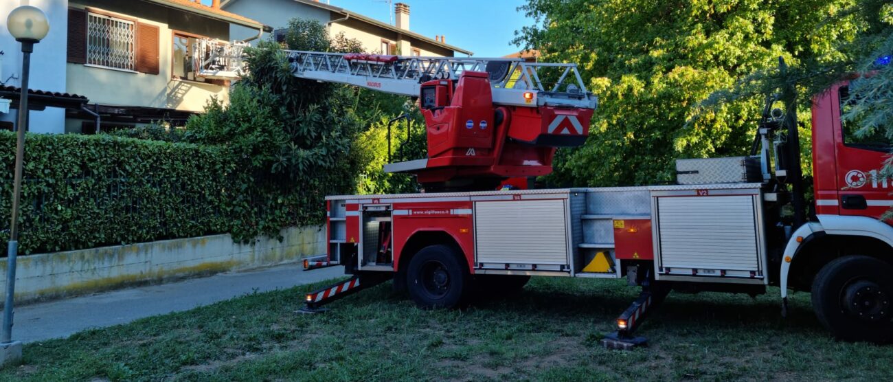 Incendio a Lissone domenica 18 settembre