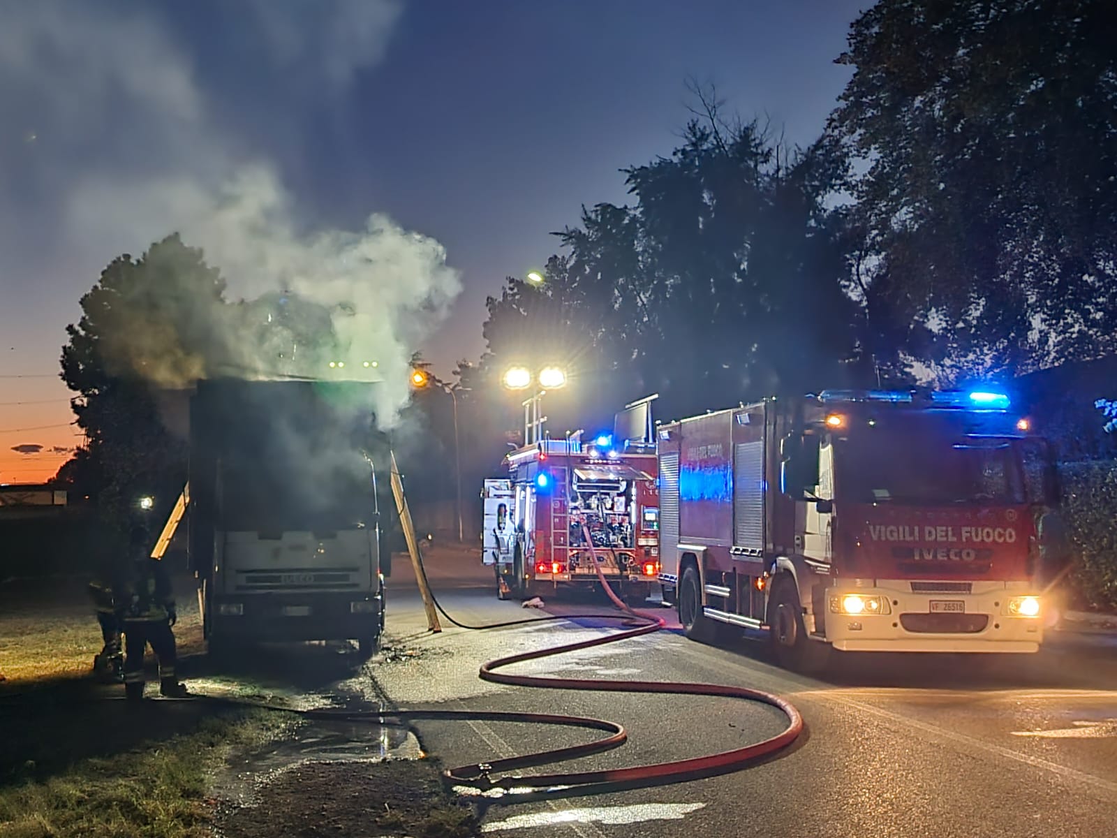 Incendio a San Rocco di Monza, 18 settembre