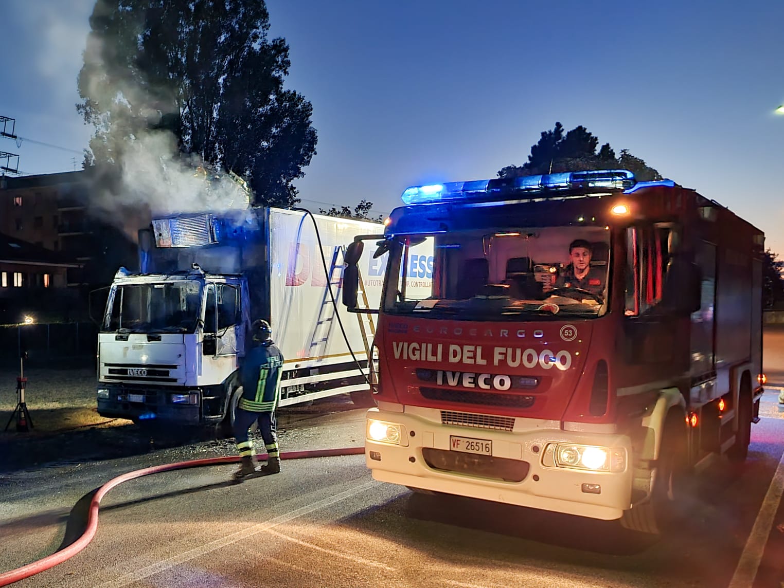 Incendio a San Rocco di Monza, 18 settembre