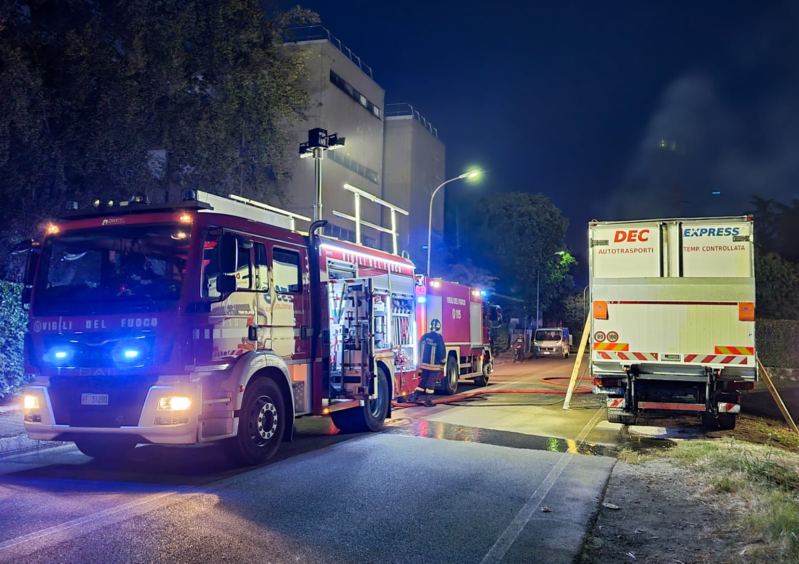 Incendio a San Rocco di Monza, 18 settembre