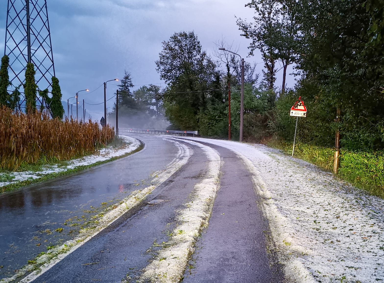 Grandinata del 29 settembre in Valassina e Veduggio