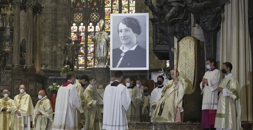 La canonizzazione di Armida Barelli nel duomo di Milano - foto Università Cattolica