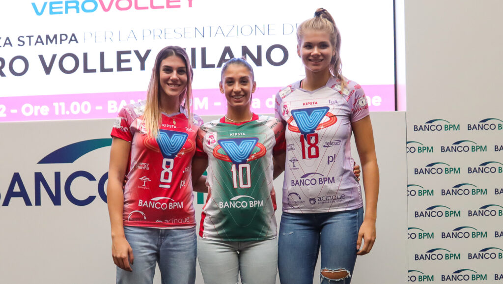 Pallavolo Vero Volley Monza Milano le nuove maglie