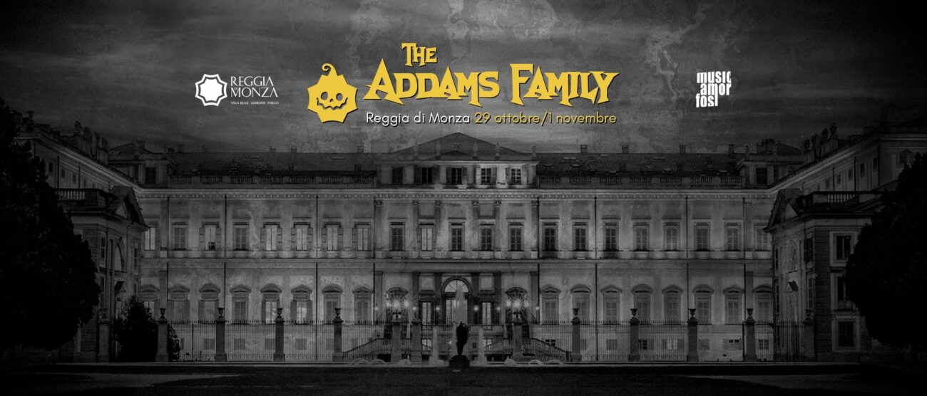 Villa reale Monza Famiglia Addams per Halloween
