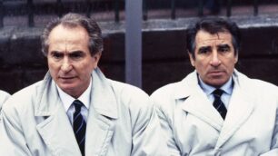 Sergio Brighenti, a destra, con Azeglio Vicini