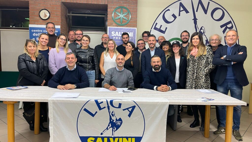 Lega Seregno il gruppo dei militanti