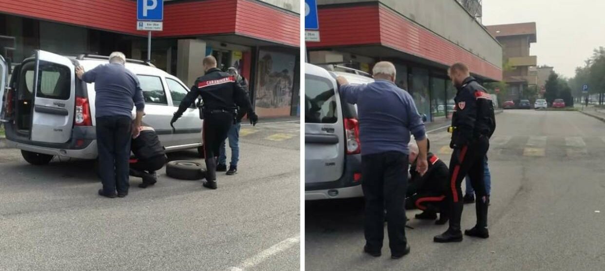 L'intervento dei carabinieri a Desio