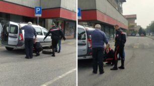 L'intervento dei carabinieri a Desio