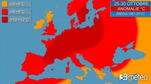 Meteo anomalie europa
