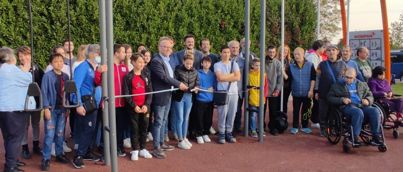 Cesano Maderno: l'inaugurazione dell'area fitness
