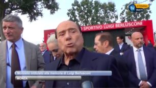 Berlusconi al Monzello per intitolare il centro sportivo al padre Luigi