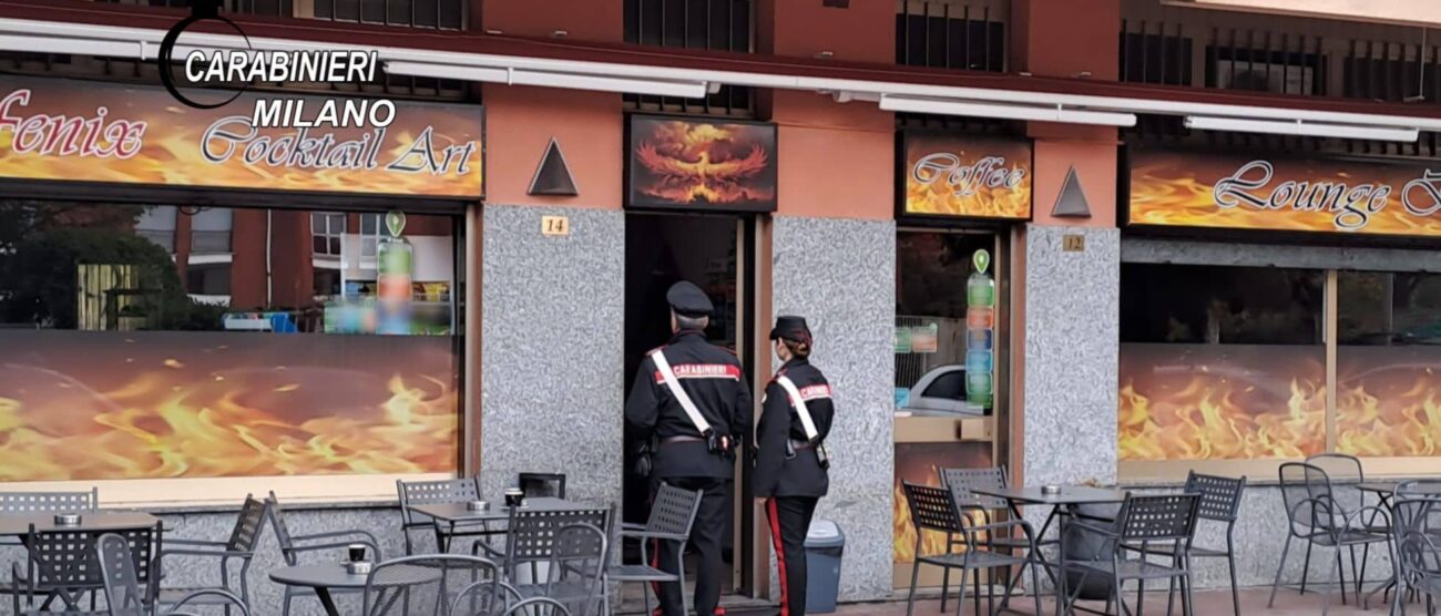 L'intervento dei carabinieri a Paderno Dugnano