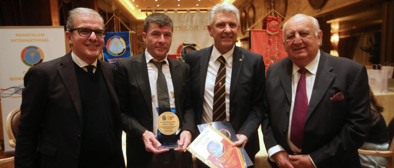 Gianni Bugno premiato dal Panathlon Monza e Brianza a 30 anni dal titolo mondiale