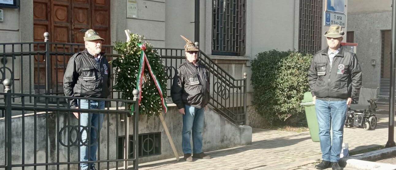 Macherio alpini cerimonia solitaria IV Novembre