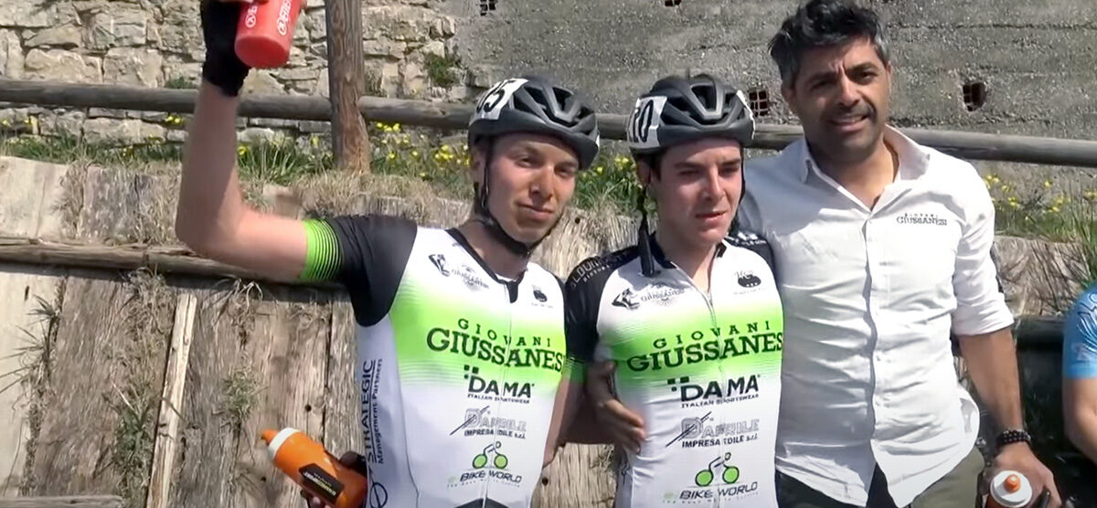 Giussano ciclismo juniores Giovani Giussanesi e Danilo Napolitano