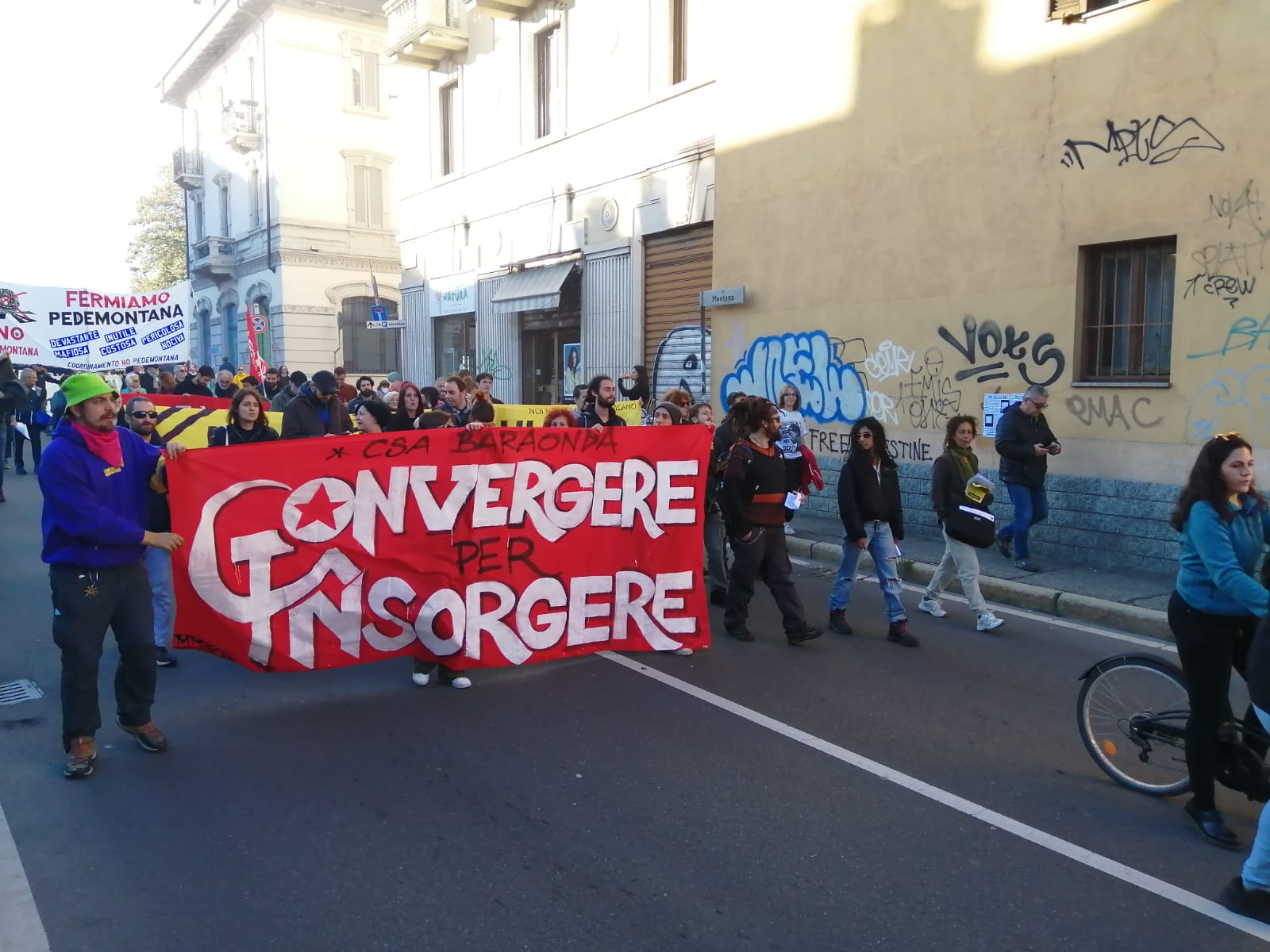 Monza manifestazione 5 novembre