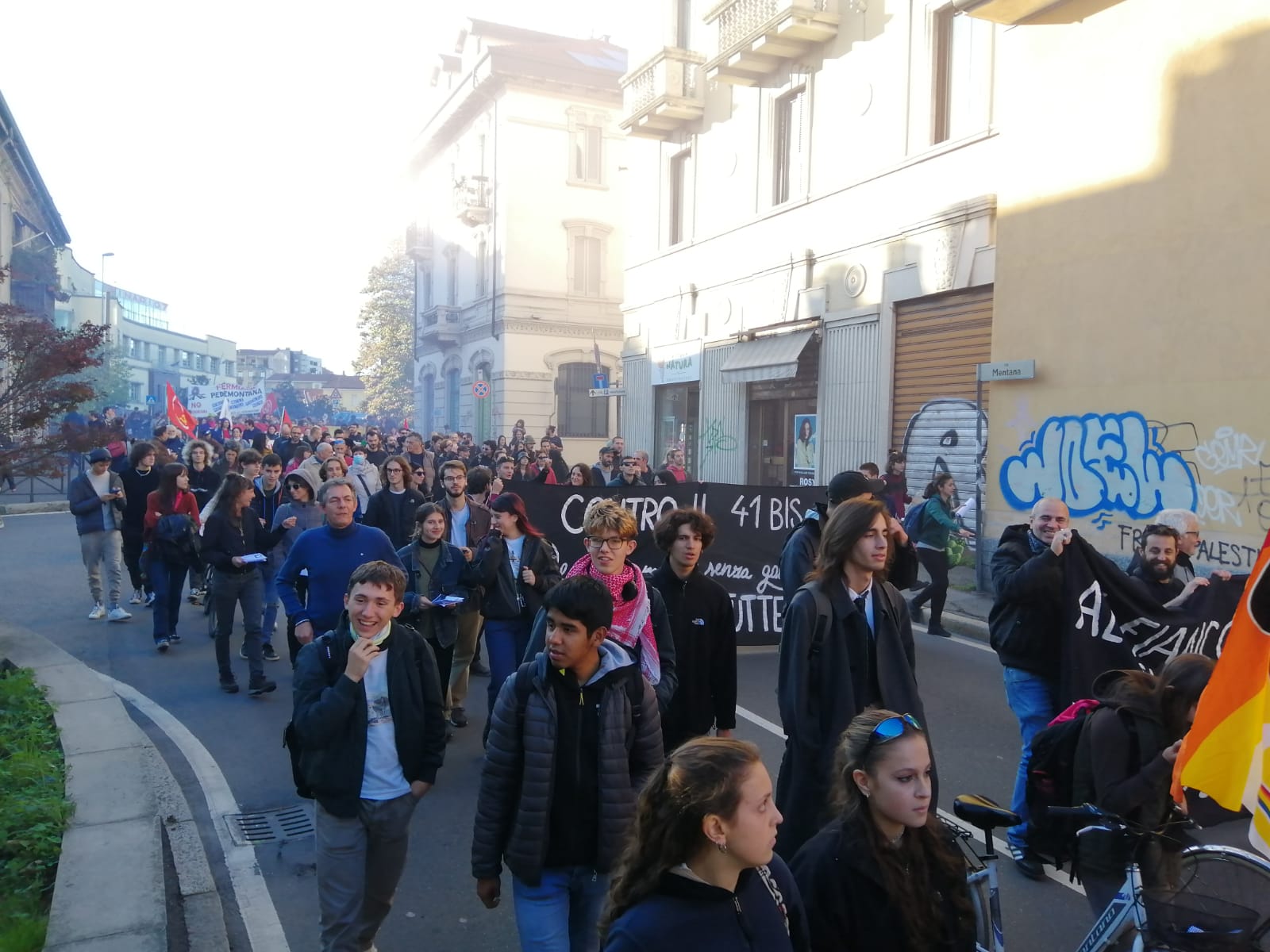 Monza manifestazione 5 novembre