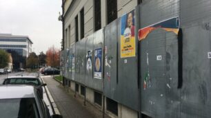 Lissone cartelloni elettorali novembre 2022