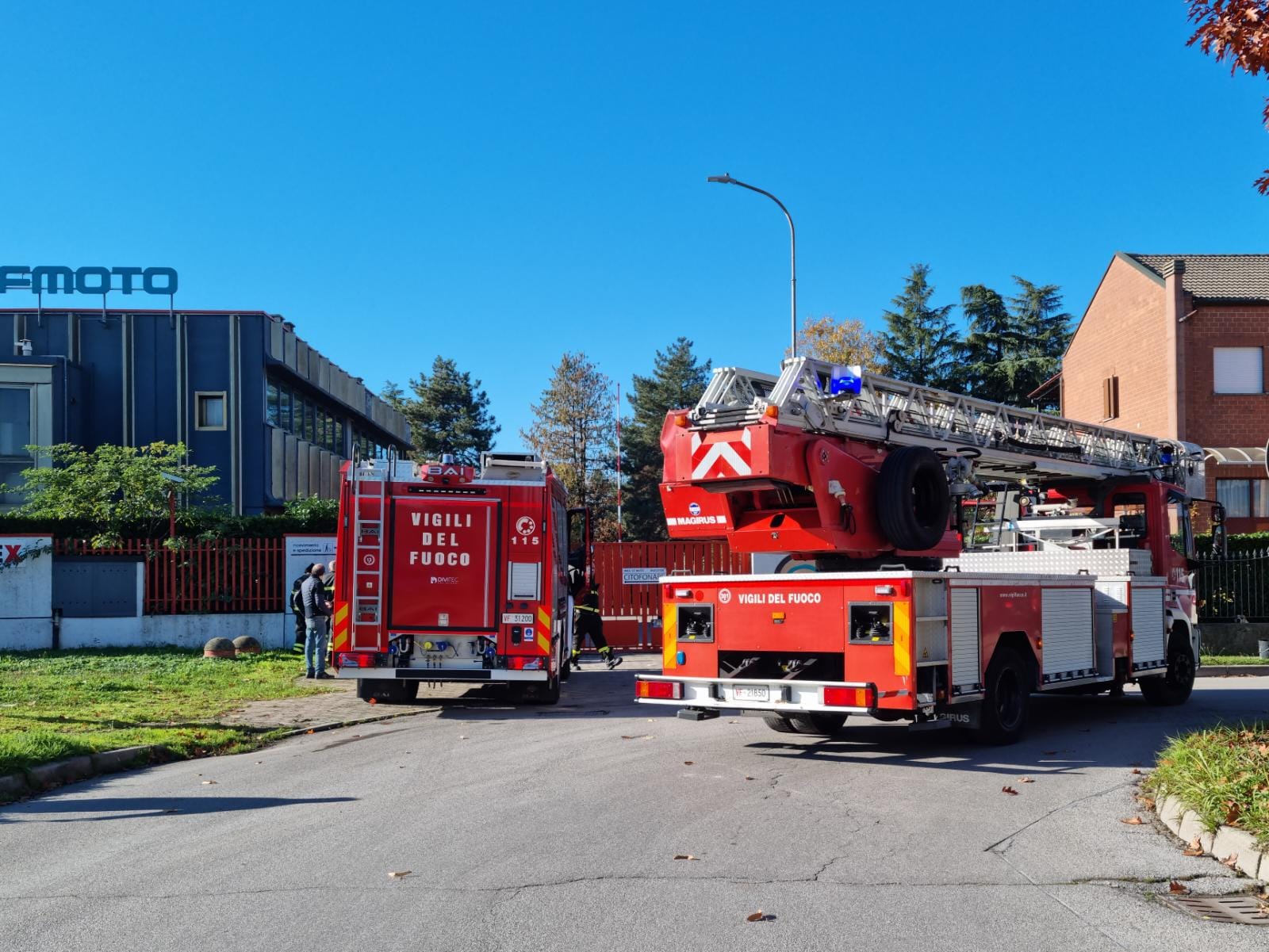 Biassono incidente con aereo