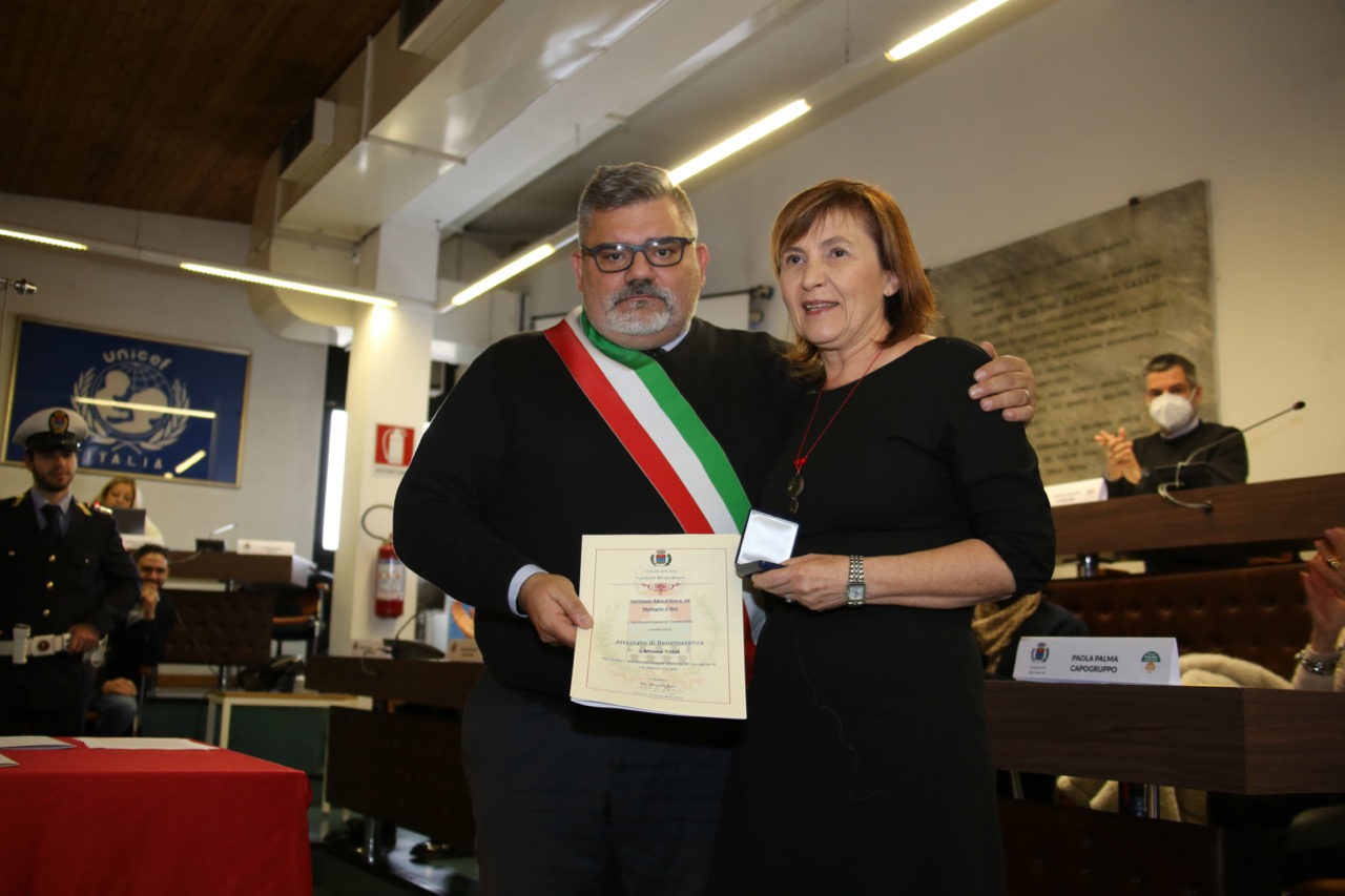 Arcore benemerenze civiche Milena Tisiot