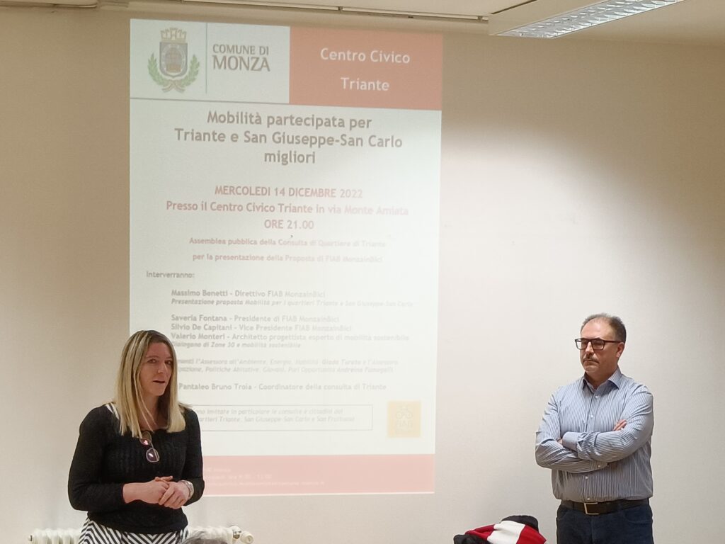 Presentazione progetto zona 30 Triante