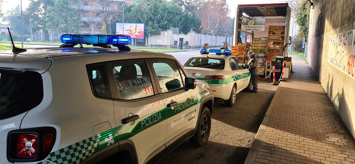 Monza sequestro frutta polizia provinciale